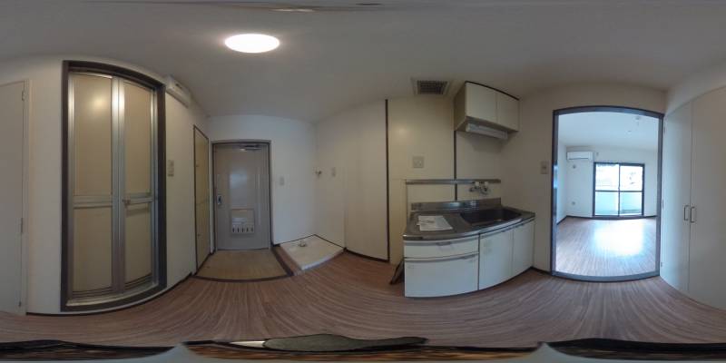 パノラマ画像キッチン