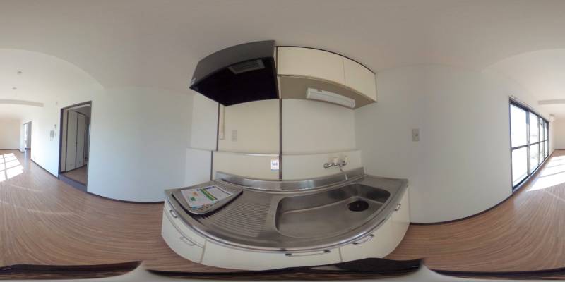 パノラマ画像キッチン