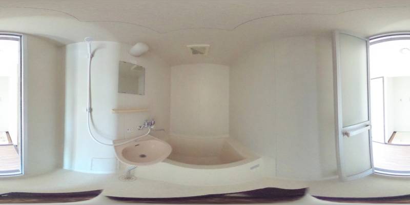パノラマ画像バスルーム