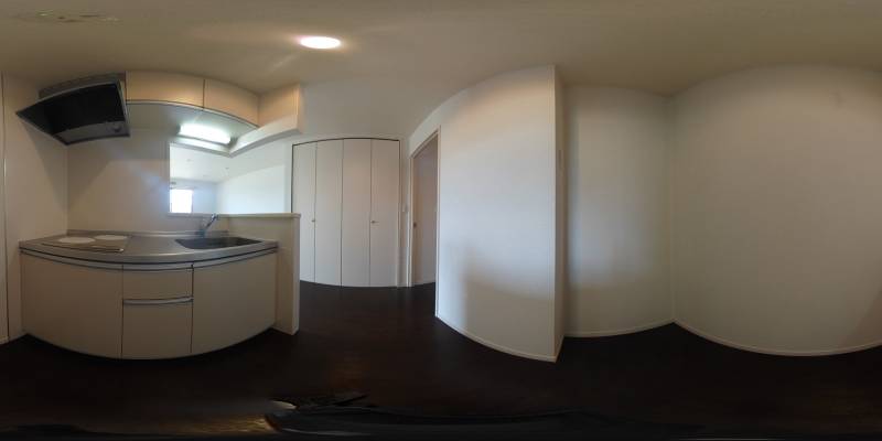 パノラマ画像キッチン