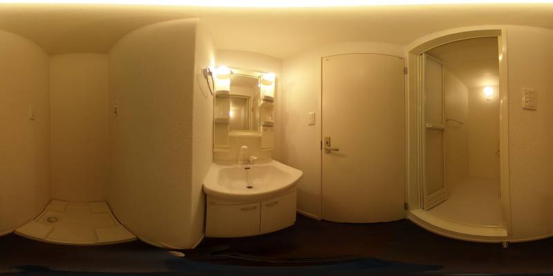 パノラマ画像洗面所