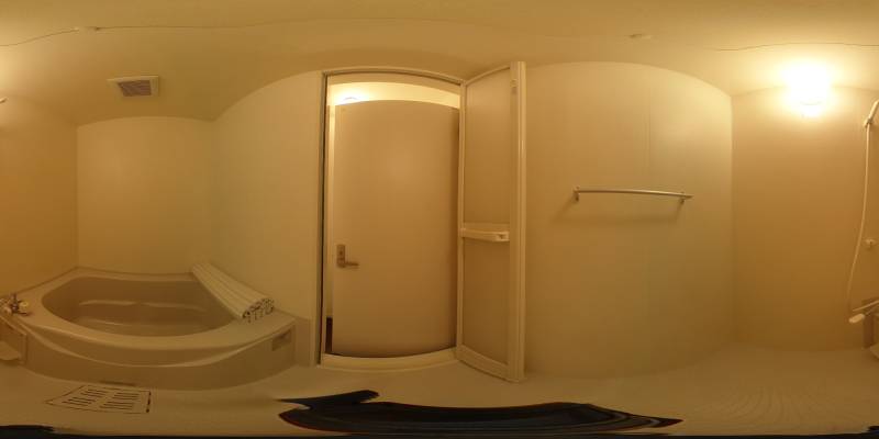 パノラマ画像バスルーム