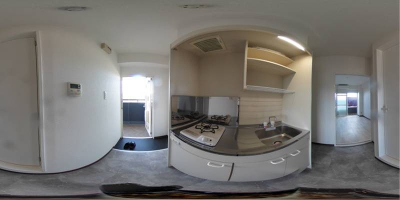 パノラマ画像キッチン