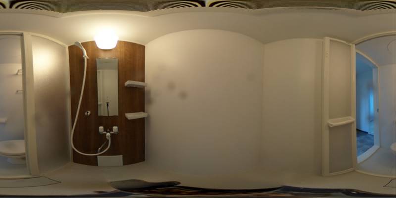 パノラマ画像バスルーム