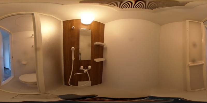 パノラマ画像バスルーム