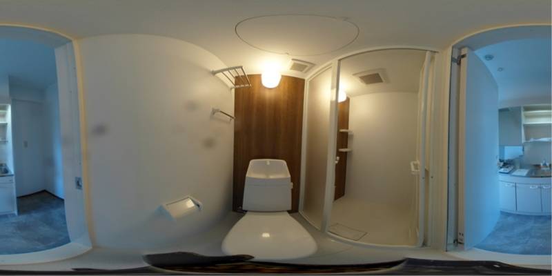 パノラマ画像トイレ