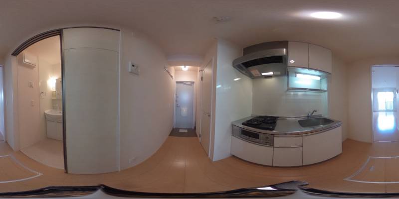 パノラマ画像キッチン