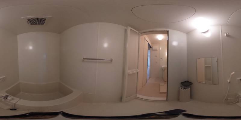 パノラマ画像バスルーム