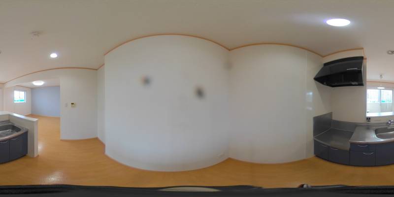 パノラマ画像キッチン