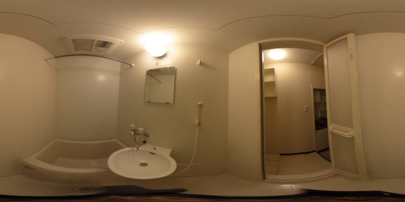 パノラマ画像バスルーム