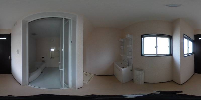 パノラマ画像洗面所