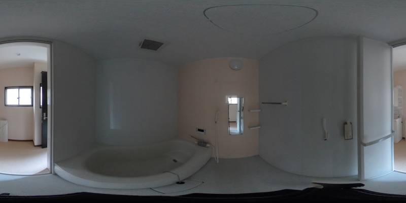 パノラマ画像バスルーム