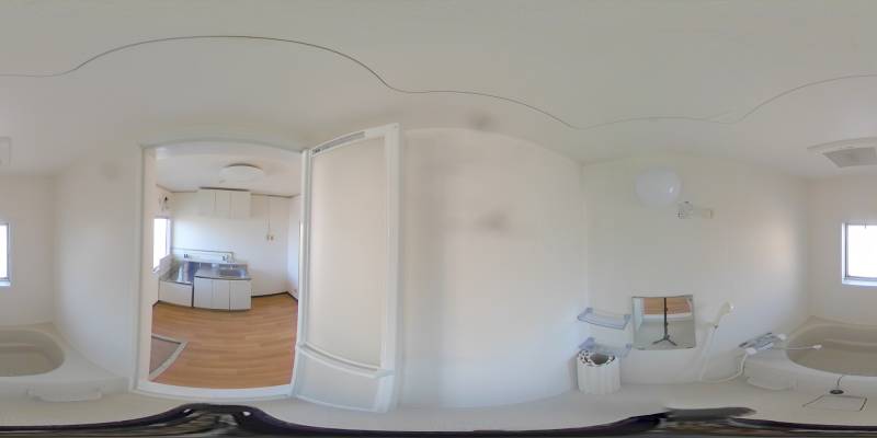 パノラマ画像バスルーム