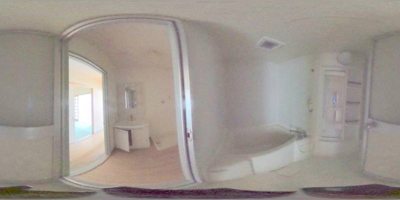 パノラマ画像バスルーム