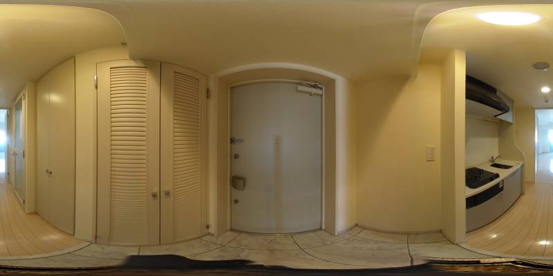 パノラマ画像玄関