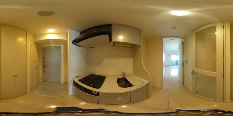 パノラマ画像キッチン