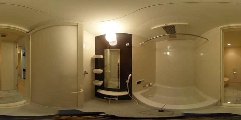 パノラマ画像バスルーム