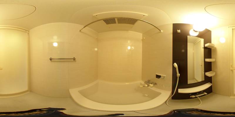 パノラマ画像バスルーム