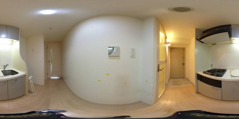 パノラマ画像キッチン