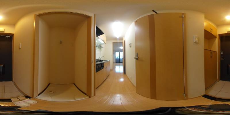 パノラマ画像玄関