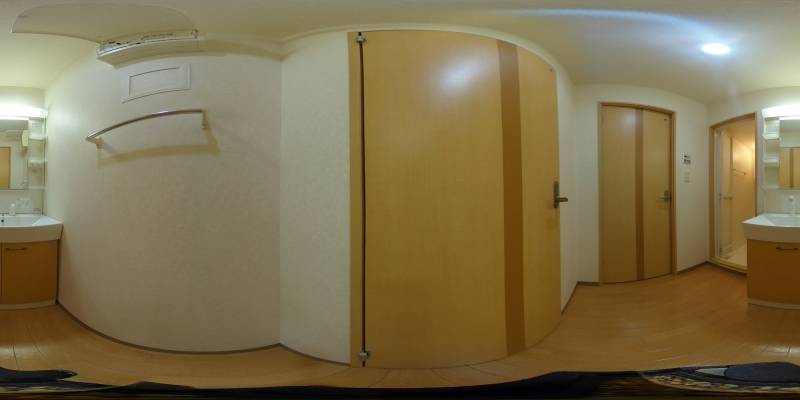 パノラマ画像洗面所
