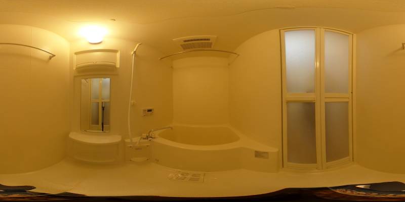 パノラマ画像バスルーム