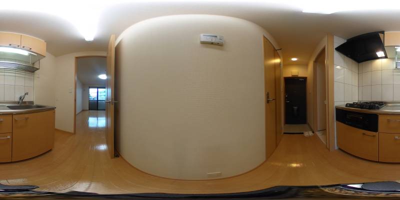 パノラマ画像キッチン
