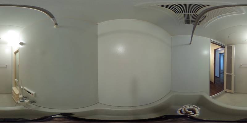 パノラマ画像バスルーム