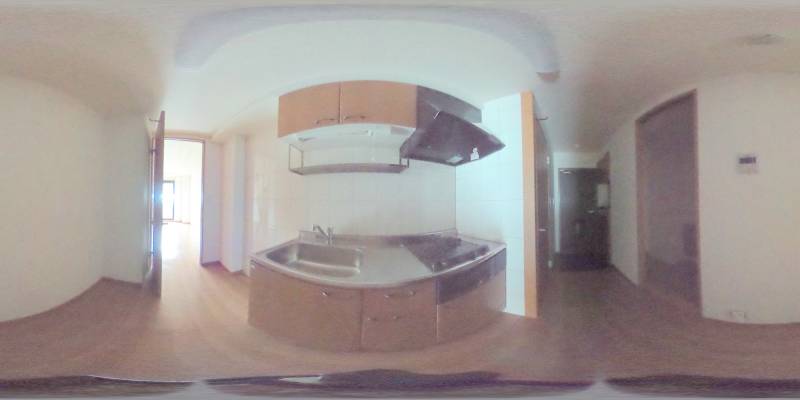 パノラマ画像キッチン