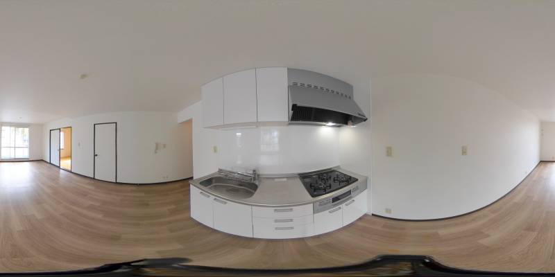 パノラマ画像キッチン