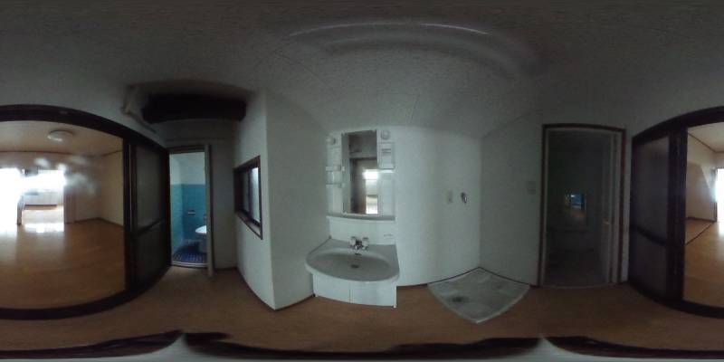 パノラマ画像洗面所