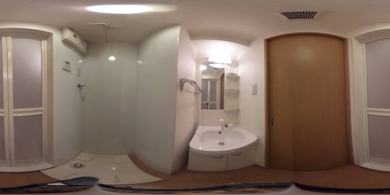 パノラマ画像洗面所