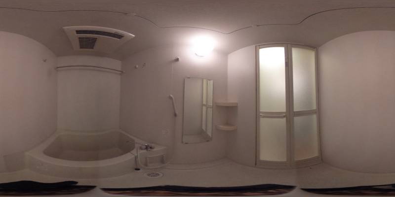 パノラマ画像バスルーム