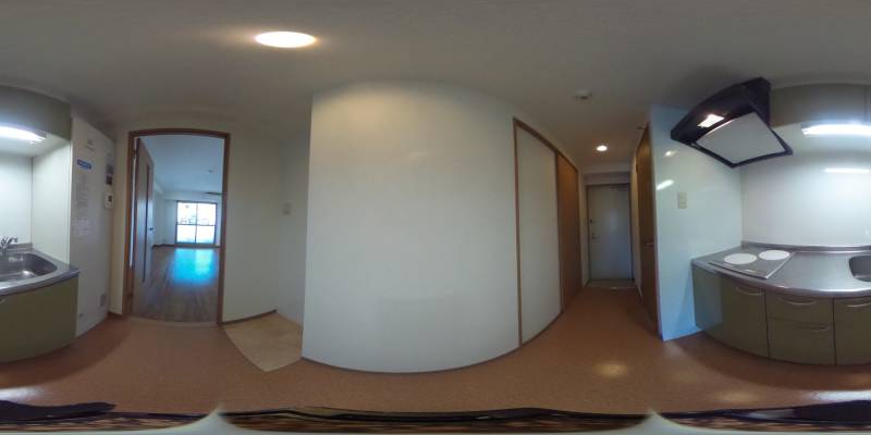 パノラマ画像キッチン