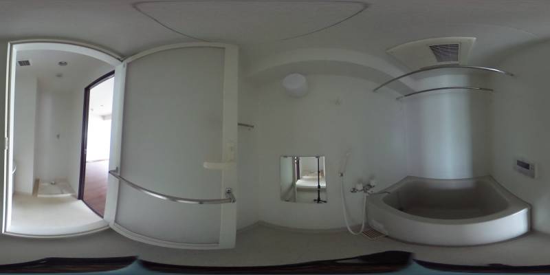 パノラマ画像バスルーム