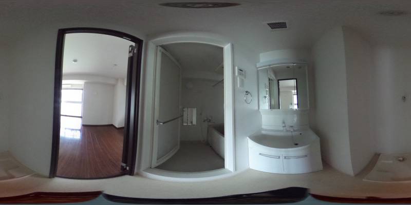 パノラマ画像洗面所