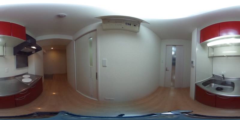 パノラマ画像キッチン