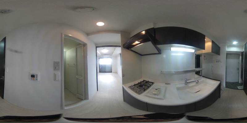 パノラマ画像キッチン