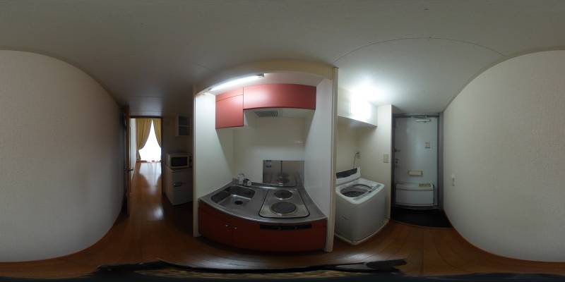 パノラマ画像キッチン