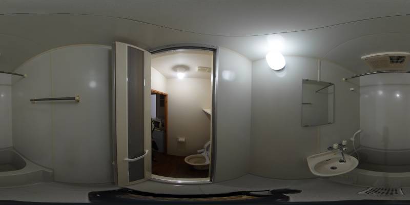 パノラマ画像バスルーム