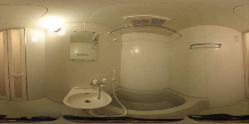 パノラマ画像バスルーム