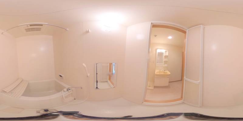 パノラマ画像バスルーム