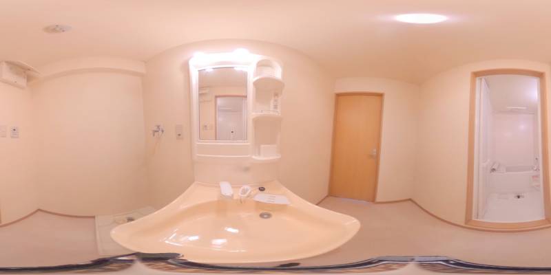 パノラマ画像洗面所