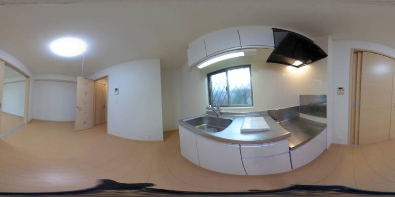 パノラマ画像キッチン