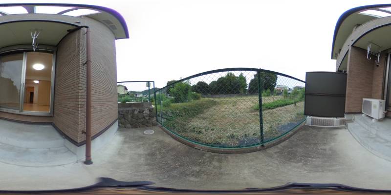 パノラマ画像バルコニー