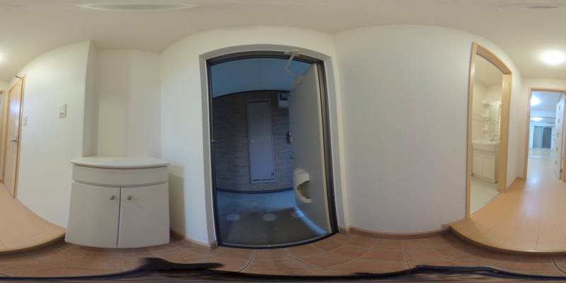 パノラマ画像玄関