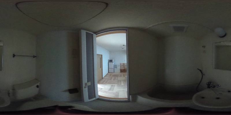 パノラマ画像バスルーム