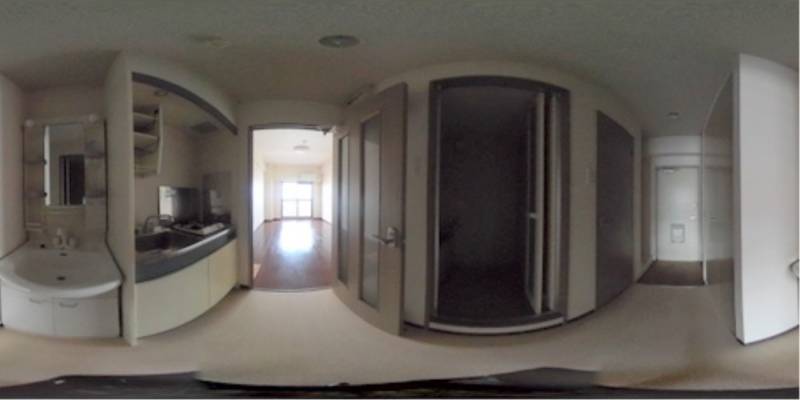 パノラマ画像キッチン