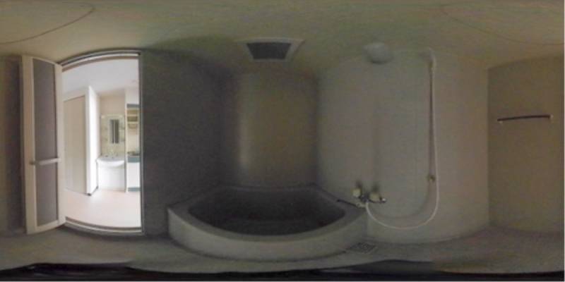 パノラマ画像バスルーム