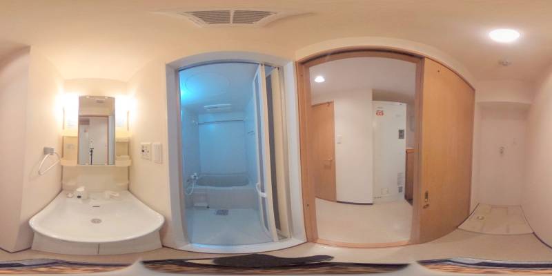 パノラマ画像洗面所